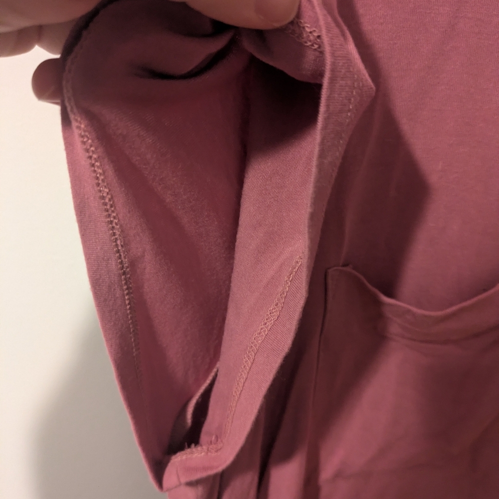 ModCloth Fervour A Crush on Casual Rose Pink Short Sleeve V-Neck Tunic Size 1X - Picture 8 of 13